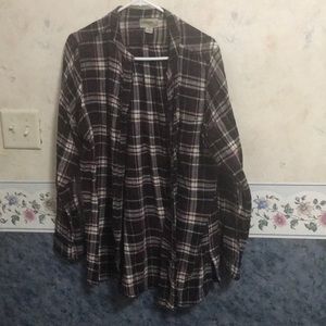 Plus Size Women’s Flannel Shirt